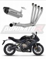 kompletny układ wydechowy z tłumikiem DOMINATOR Full System Tytanowy HP8 pasujący do motocykla Honda CBR 650 R 2019 - 2023