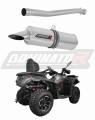 Auspuff Schalldämpfer DOMINATOR rund passend für CF MOTO C Force 625 Touring 2024