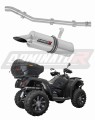 Auspuff Schalldämpfer DOMINATOR rund passend für CF MOTO C Force 550 2016  2024