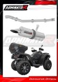 Auspuff Schalldämpfer DOMINATOR rund passend für CF MOTO C Force 550 2016  2024 2