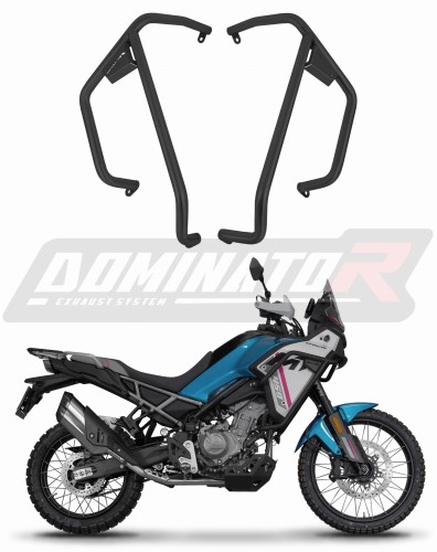 DOMINATOR Sturzbügel aus Edelstahl schwarz passend für CF MOTO 450 MT 2025  2026