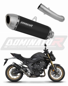 Honda CB 1000 Hornet / SP 2025 Schalldämpfer Auspuff S6 SCHWARZ + dB killer