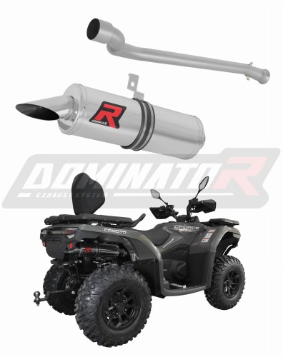 Auspuff Schalldämpfer DOMINATOR rund passend für CF MOTO 520L 2024  2