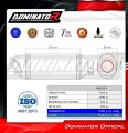 kompletny układ wydechowy z tłumikiem DOMINATOR Full System HP8 CZARNY pasujący do motocykla Yamaha MT 07 2025  7