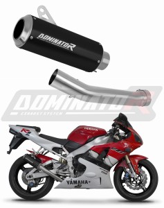 Yamaha YZF R1 1000 RN01 1998 - 1999 Schalldämpfer Auspuff GP SCHWARZ + dB killer