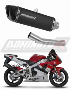 Yamaha YZF R1 1000 RN01 1998 - 1999 Schalldämpfer Auspuff HP6 SCHWARZ + dB killer