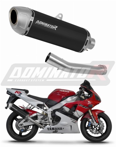 Auspuff Schalldämpfer DOMINATOR S6 schwarz passend für Yamaha YZF R1 1000 RN04 2000  2001