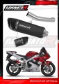 Auspuff Schalldämpfer DOMINATOR homologiert HP6 schwarz passend für Yamaha YZF R1 1000 RN04 2000  2001 2