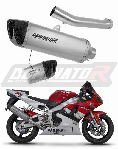 Auspuff Schalldämpfer DOMINATOR homologiert Titan HP6 passend für Yamaha YZF R1 1000 RN04 2000  2001