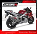 Auspuff Schalldämpfer DOMINATOR homologiert Titan HP6 passend für Yamaha YZF R1 1000 RN04 2000  2001 4