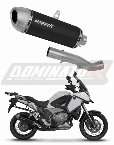 Auspuff Schalldämpfer DOMINATOR S6 schwarz passend für Honda VFR 1200X Crosstourer 2012  2020 6