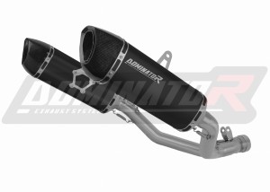Suzuki GSXR 1000 K9 L0 L1 2009 - 2011  Schalldämpfer Auspuff HP6 SCHWARZ + dB killer