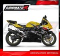Auspuff Schalldämpfer DOMINATOR HP6 schwarz passend für Suzuki GSXR 1000 K1  K4 2001  2004 5