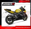 Auspuff Schalldämpfer DOMINATOR S6 schwarz passend für Suzuki GSXR 750 K1K5 2001  2005 4