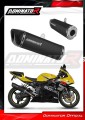 exhaust muffler DOMINATOR HP6 BLACK fits to Suzuki GSXR 600 K1K5 2001  2005 2