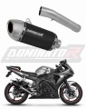 Auspuff Schalldämpfer DOMINATOR S6 Shorty schwarz passend für Yamaha YZF R6 2003  2005