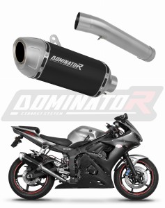 Yamaha YZF R6 2003 - 2005 Schalldämpfer Auspuff S6 Shorty SCHWARZ + dB killer