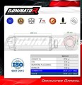 Yamaha YZF R6 2003 2005 Motorcycle Muffler Auspuff Sportauspuff Silencer Echappement Silencieux Scarico Scarichi Escape Wydech Tłumik S6 Shorty Dominator Exhaust System 4