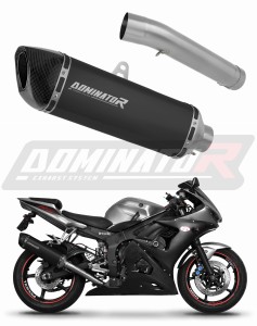 Yamaha YZF R6 2003 - 2005 Exhaust Silencer Muffler HP6 BLACK + dB killer