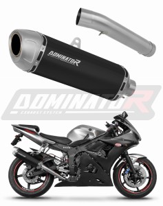 Yamaha YZF R6 2003 - 2005 Exhaust Silencer Muffler S6 BLACK + dB killer