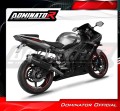 Auspuff Schalldämpfer DOMINATOR S6 schwarz passend für Yamaha YZF R6 2003  2005 4
