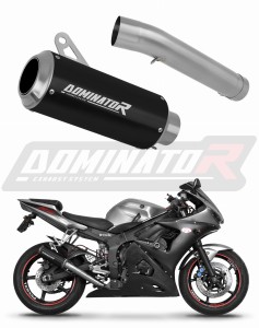 Yamaha YZF R6 2003 - 2005 Schalldämpfer Auspuff GP SCHWARZ + dB killer