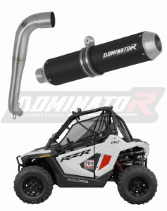 Polaris RZR 200 2022 - 2025 Schalldämpfer Auspuff MX SCHWARZ + dB killer