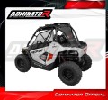 Auspuff Schalldämpfer DOMINATOR MX schwarz passend für Polaris RZR 200 2022  2025 4