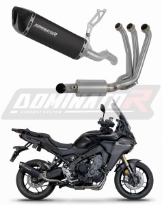 Yamaha Tracer 9 / GT 2025 - 2026 Full Exhaust System Collector Silencer HP6 BLACK EX + dB killer