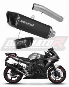 Yamaha YZF R6 2003 - 2005 EU Approved Exhaust Silencer HP6 BLACK + dB killer