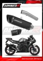 Auspuff Schalldämpfer DOMINATOR homologiert HP6 schwarz passend für Yamaha YZF R6 2003  2007 6