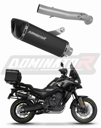 Auspuff Schalldämpfer DOMINATOR HP6 schwarz passend für CF MOTO 800 MT 2022  2025