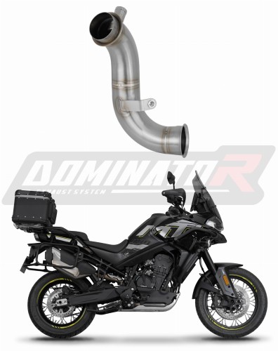 decat Mittelschalldämpfer DOMINATOR Mid Pipe passend für CF MOTO 800 MT 2024  2025