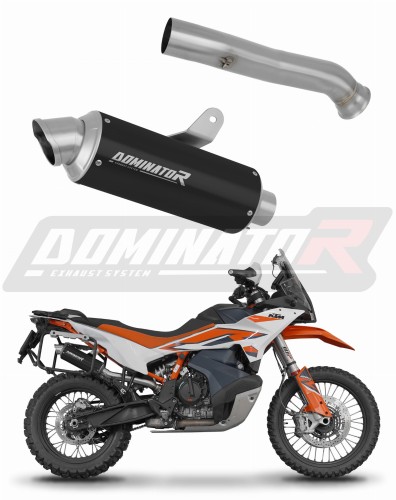 Auspuff Schalldämpfer DOMINATOR GPF schwarz passend für KTM 790 Adventure / R 2019  2025