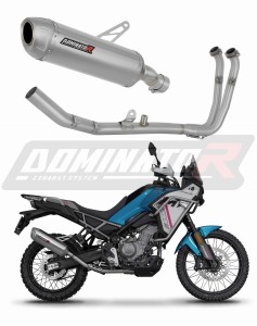 CF MOTO 450 MT 2024 - 2025 (Euro 5+) Full Exhaust System Collector Silencer S6 + dB killer