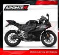 complete exhaust system with muffler DOMINATOR Full System HP8 BLACK fits to Yamaha YZF R125 2021  2024 4