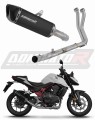 komplette Auspuffanlage mit Schalldämpfer DOMINATOR Full System HP6 schwarz passend für Honda CB 750 Hornet 2024  2025 5