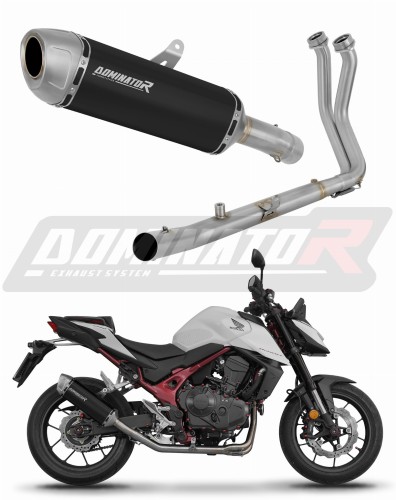 komplette Auspuffanlage mit Schalldämpfer DOMINATOR Full System S6 schwarz passend für Honda CB 750 Hornet 2024  2025 5