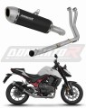 komplette Auspuffanlage mit Schalldämpfer DOMINATOR Full System S6 schwarz passend für Honda CB 750 Hornet 2023