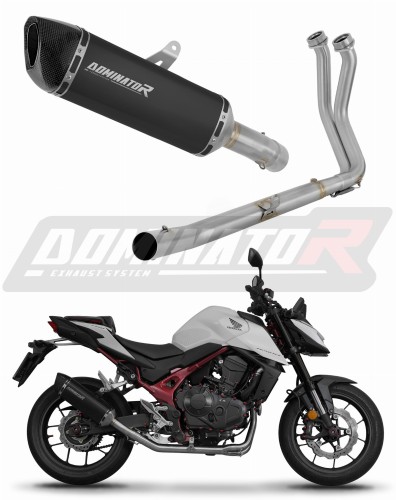 komplette Auspuffanlage mit Schalldämpfer DOMINATOR Full System HP6 schwarz passend für Honda CB 750 Hornet 2023