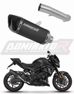 Suzuki GSX-S 750 2017-2020 Schalldämpfer Auspuff HP6 SCHWARZ + dB killer