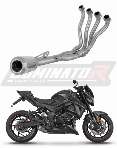 kompletny układ wydechowy z tłumikiem DOMINATOR Full System GPS pasujący do motocykla Suzuki GSX-S 750 2017 - 2020