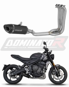 Triumph Trident 660 2021 - 2024 Auspuffanlagen Schalldämpfer HP8 SCHWARZ + dB killer