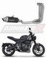 komplette Auspuffanlage mit Schalldämpfer DOMINATOR Full System GPF schwarz passend für Triumph Trident 660 2021  2024