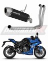 complete exhaust system with muffler DOMINATOR Full System S6 BLACK fits to Suzuki GSX8S / 8R 2022  2024