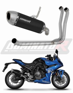 Suzuki GSX-8S / 8R 2022 - 2024 Auspuffanlagen Schalldämpfer S6 SCHWARZ + dB killer