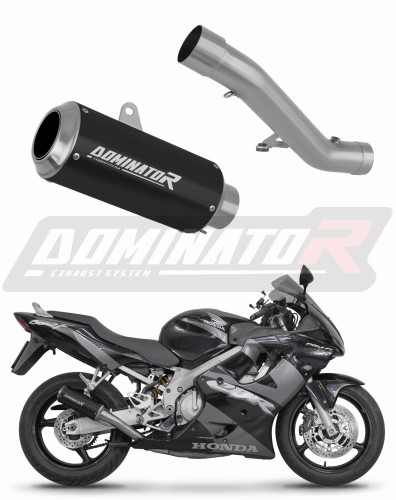 Auspuff Schalldämpfer DOMINATOR GP schwarz passend für Honda CBR 600 F4i 2001  2006