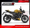 kompletny układ wydechowy z tłumikiem DOMINATOR Full System S6 CZARNY pasujący do motocykla Triumph STREET TRIPLE 765 S / R / RS 2023 - 2024 2