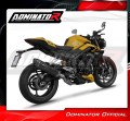 komplette Auspuffanlage mit Schalldämpfer DOMINATOR Full System HP6 schwarz passend für Triumph Street Triple 765 RS 2024  2025