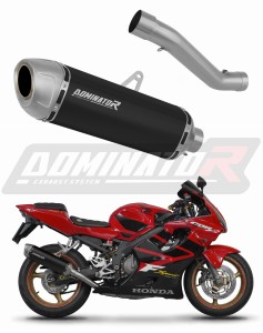 Honda CBR 600 F4i Sport 2001 - 2006 Schalldämpfer Auspuff S6 SCHWARZ + dB killer